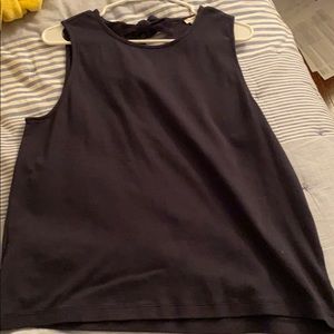 J crew navy tank top